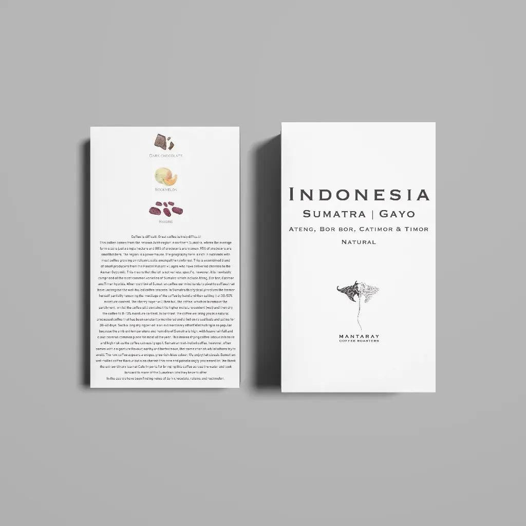 Indonesia Gayo | Sumatra Natural (Single Origin Filter)